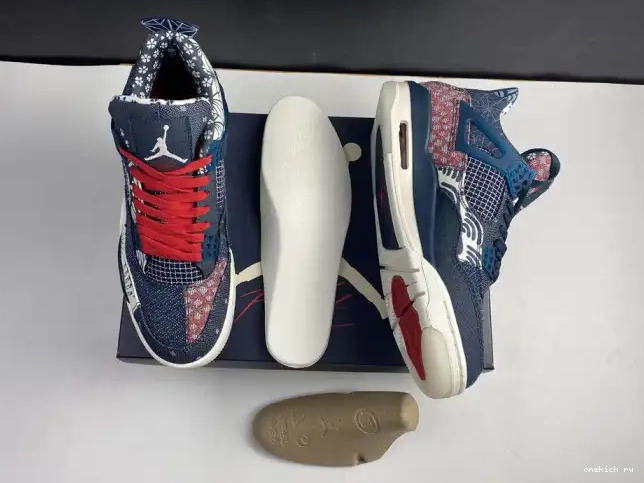 Chep Onekick Jordan 4 CW0898-400 Sashiko Air SE Retro 0505